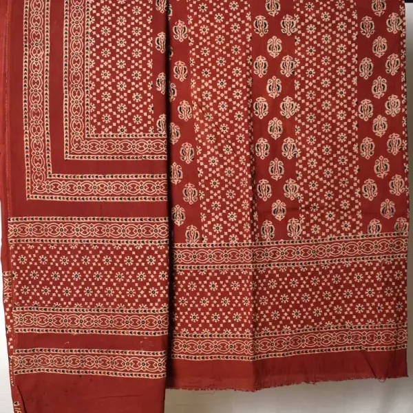 Natural Dye Block Print Suits and unstitched fabric