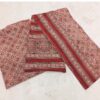 red natural dye, ajrak pattern fabric