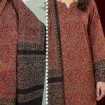 Natural dye block print suit